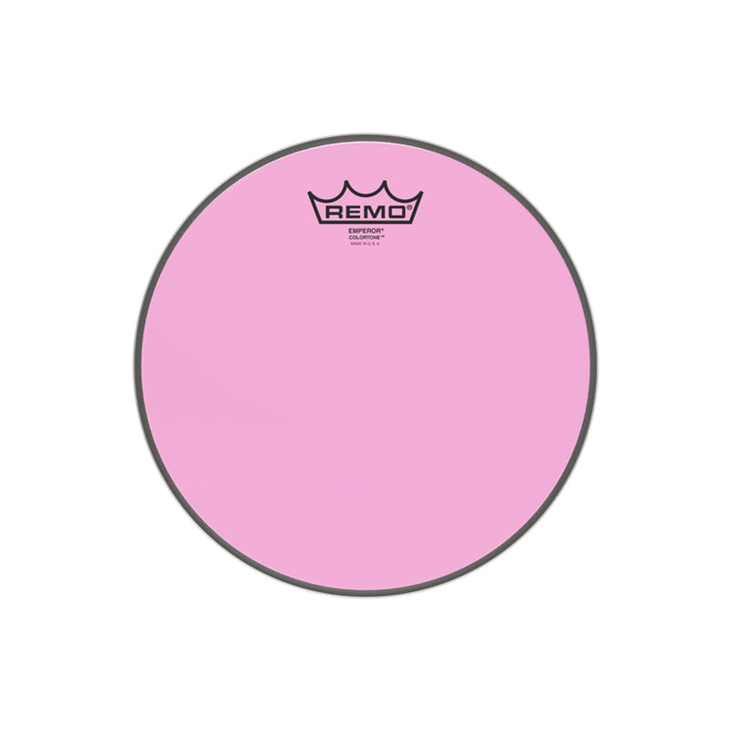 REMO Emperor Colortone 10" Pink Drumhead - DRUM HEADS - REMO - TOMS The Only Music Shop