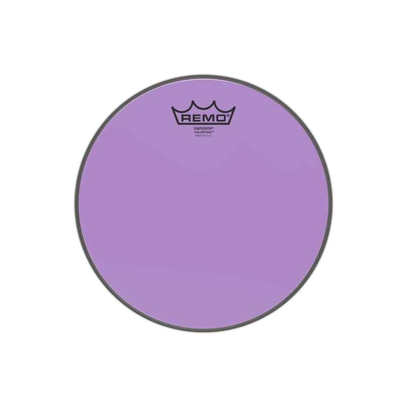 REMO Emperor Colortone 10" Purple Drumhead - DRUM HEADS - REMO - TOMS The Only Music Shop