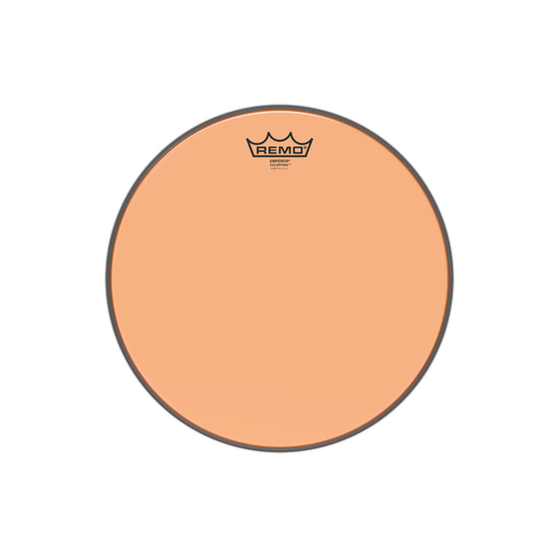 REMO Emperor Colortone 13" Orange Drumhead - DRUM HEADS - REMO - TOMS The Only Music Shop