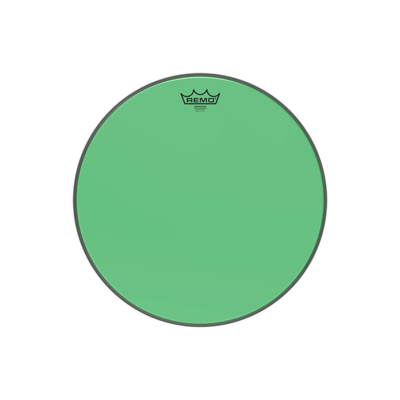 REMO Emperor Colortone 16" Green Drumhead - DRUM HEADS - REMO - TOMS The Only Music Shop