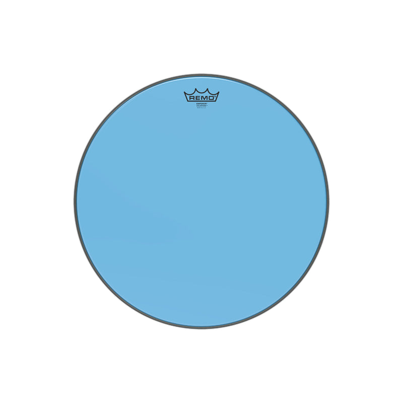 REMO Emperor Colortone 18" Blue Drumhead - DRUM HEADS - REMO - TOMS The Only Music Shop