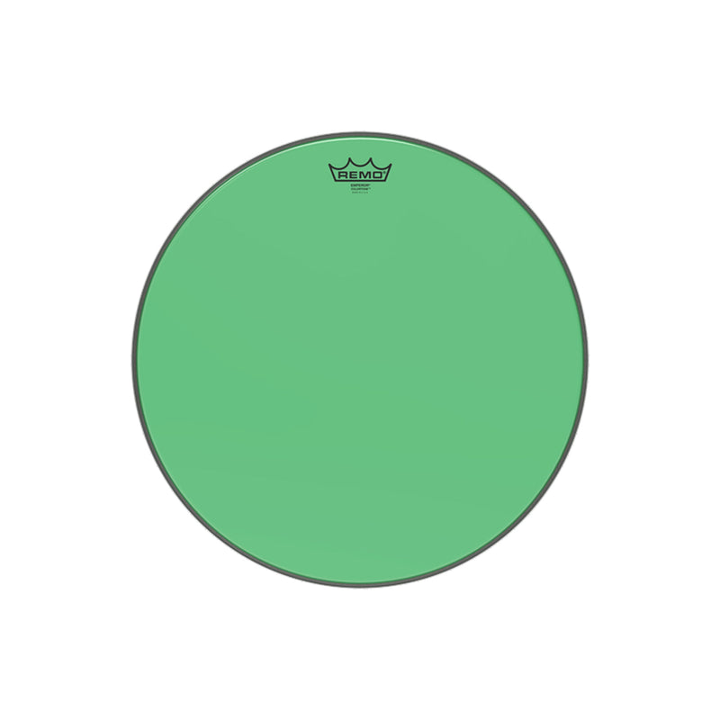 REMO Emperor Colortone 18" Green Drumhead - DRUM HEADS - REMO - TOMS The Only Music Shop