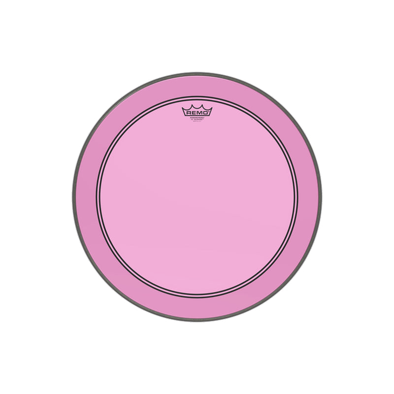 REMO Powerstroke 3 Colortone 20" Pink Bass Drumhead - DRUM HEADS - REMO - TOMS The Only Music Shop