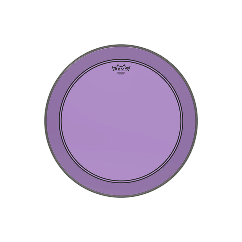 REMO Powerstroke 3 Colortone 20" Purple Bass Drumhead - DRUM HEADS - REMO - TOMS The Only Music Shop