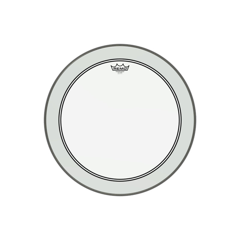 REMO Powerstroke 3 Clear 22" Bass Drumhead - DRUM HEADS - REMO - TOMS The Only Music Shop