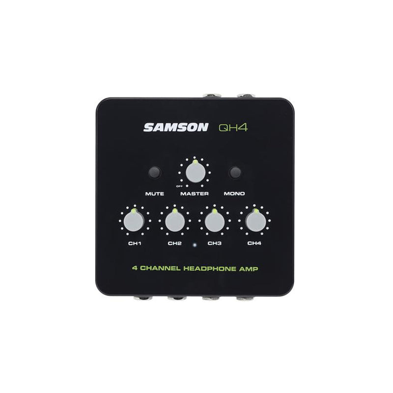 Samson QH4 4-channel Headphone Amplifier - PREAMPS - SAMSON - TOMS The Only Music Shop