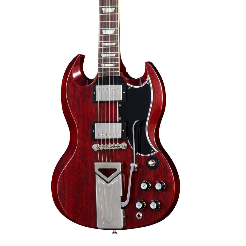 Gibson SGSR60THVOCHNSP1 60th Anniversary 1961 Les Paul SG Standard With Sideways Vibrola Electric Guitar Cherry Red - ELECTRIC GUITARS - GIBSON TOMS The Only Music Shop