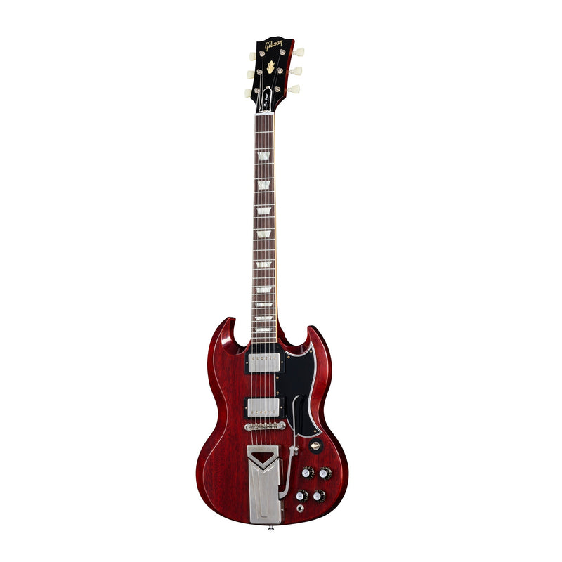 Gibson SGSR60THVOCHNSP1 60th Anniversary 1961 Les Paul SG Standard With Sideways Vibrola Electric Guitar Cherry Red