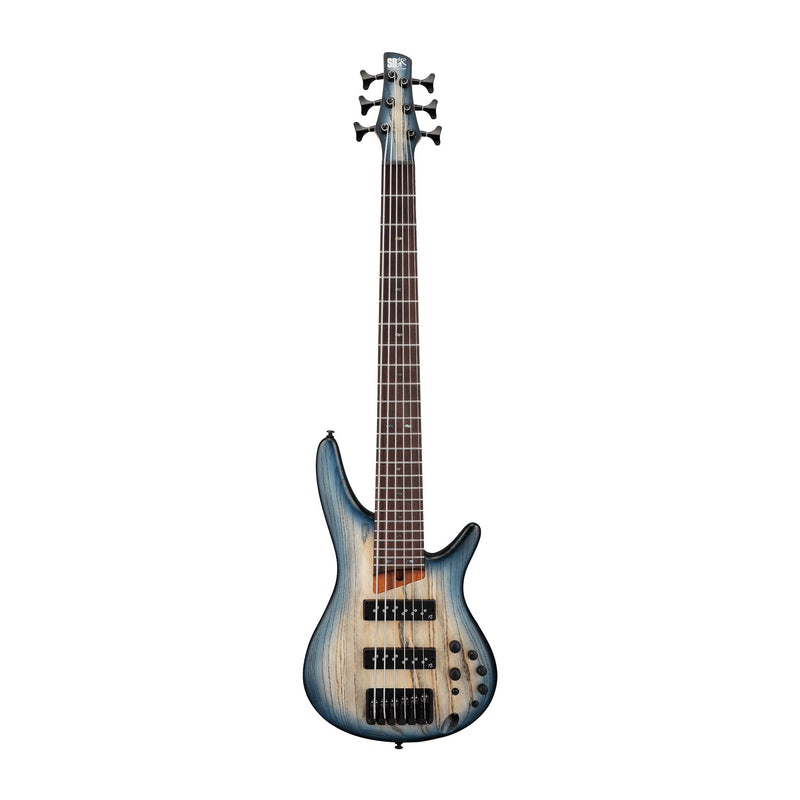 Ibanez SR606E-CTF Standard Cosmic Blue Starburst Flat Bass Guitar