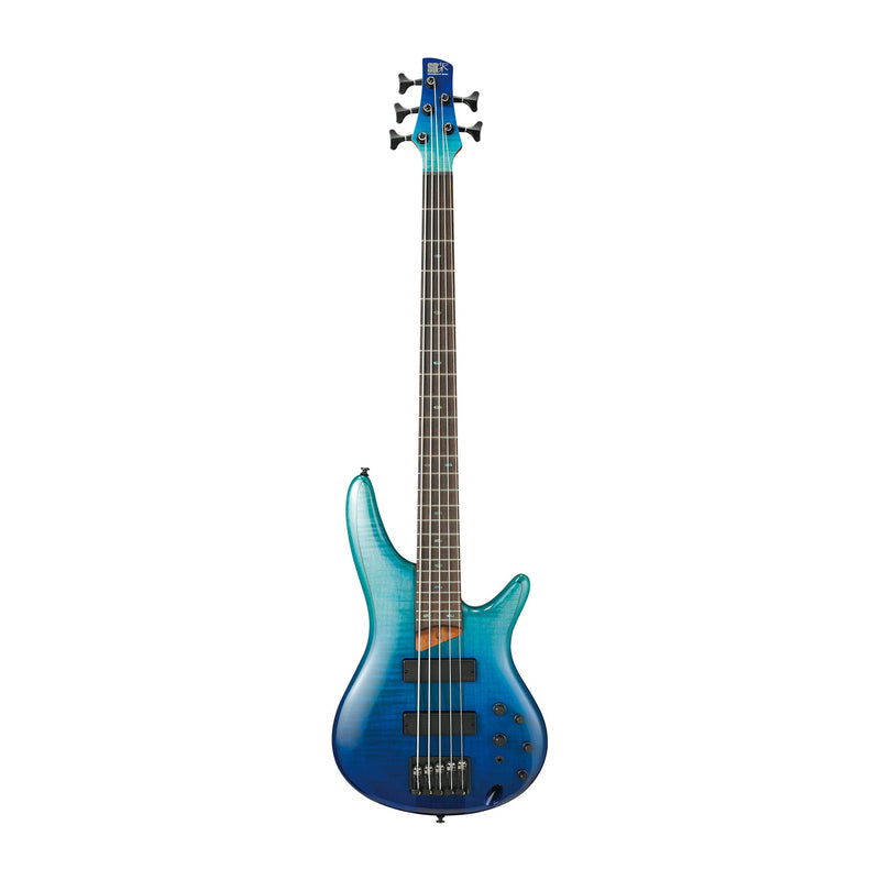 Ibanez SR875-BRG 5 String Electric Bass Guitar Blue Reef Gradation - BASS GUITARS - IBANEZ - TOMS The Only Music Shop