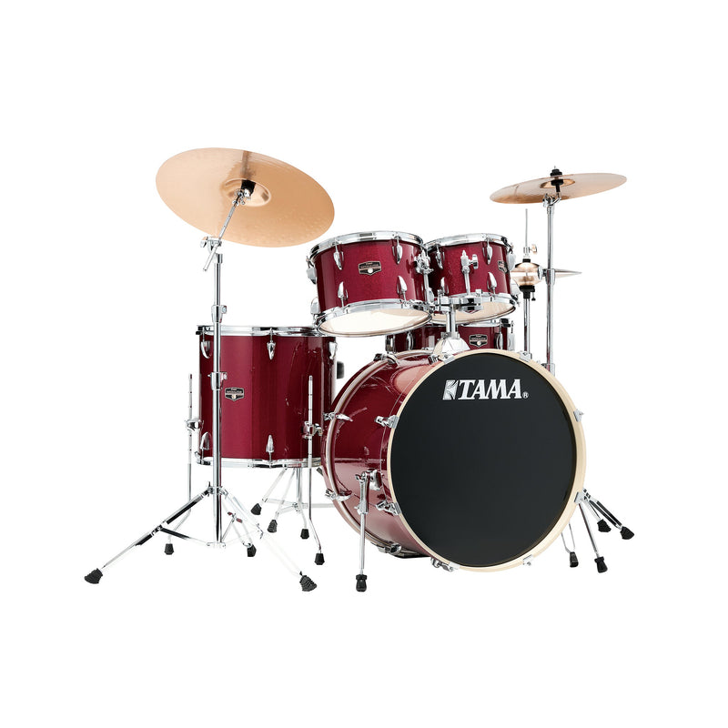 TAMA IE52KH6W Imperialstar 22" Bass Drum Kit - Candy Apple Mist (CPM) - ACOUSTIC DRUM KITS - TAMA - TOMS The Only Music Shop