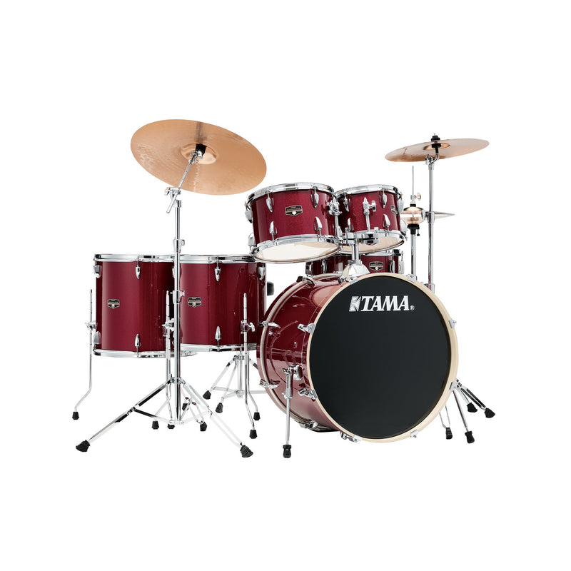 TAMA IE62h6W Imperialstar 22" Bass Drum Kit - Candy Apple Mist (CPM) - ACOUSTIC DRUM KITS - TAMA - TOMS The Only Music Shop