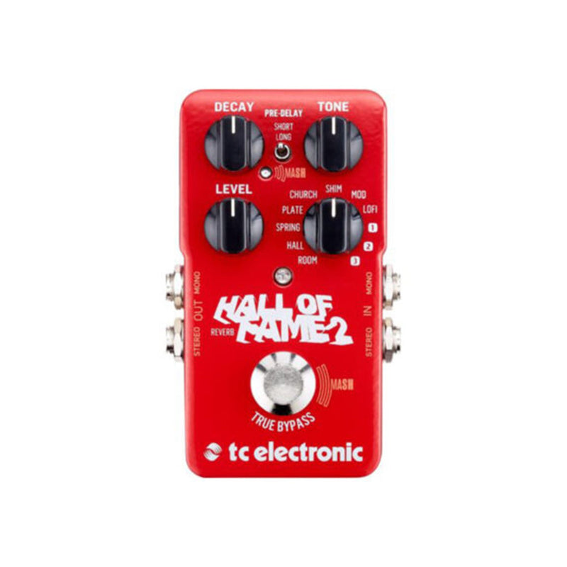 TC Electronic TCHOF2 Hall Of Fame 2 Reverb Effects Pedal - EFFECTS PEDALS - TC ELECTRONICS TOMS The Only Music Shop