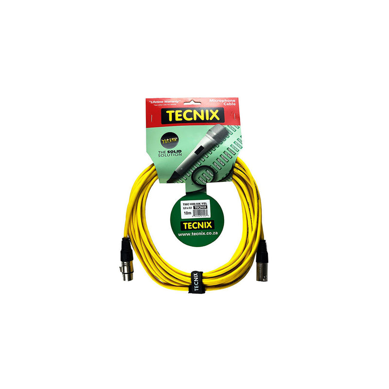 Tecnix 10m XLR M-F XLR Cable - CABLES - TECNIX - TOMS The Only Music Shop