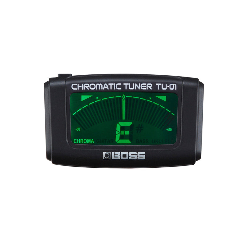 Boss TU-01 Clip-on Chromatic Tuner - TUNERS - BOSS - TOMS The Only Music Shop