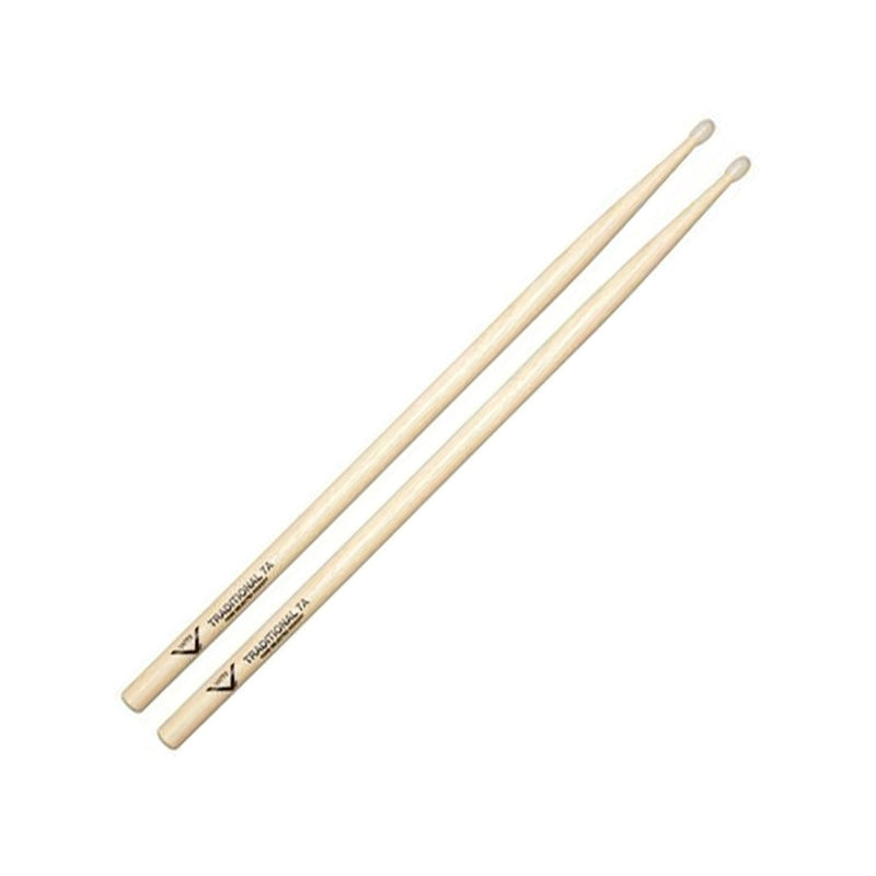 Vater Classics 7A Nylon Tip American Hickory Drum Stick - DRUM STICKS - VATER - TOMS The Only Music Shop