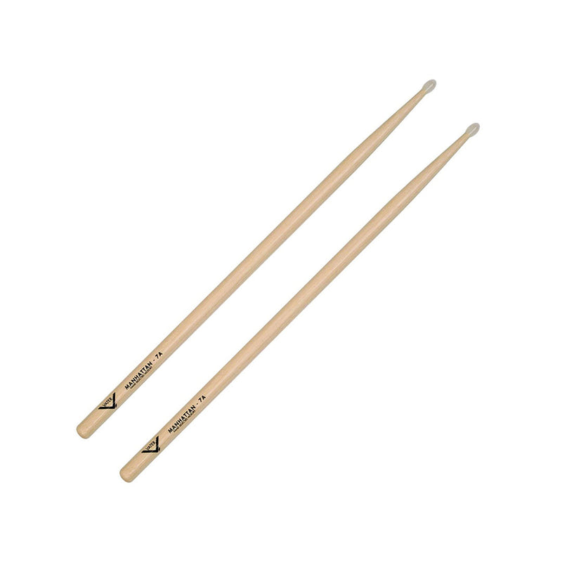 Vater Traditional 7A Nylon Tip Hickory Drum Sticks (Natural) - DRUM STICKS - VATER - TOMS The Only Music Shop