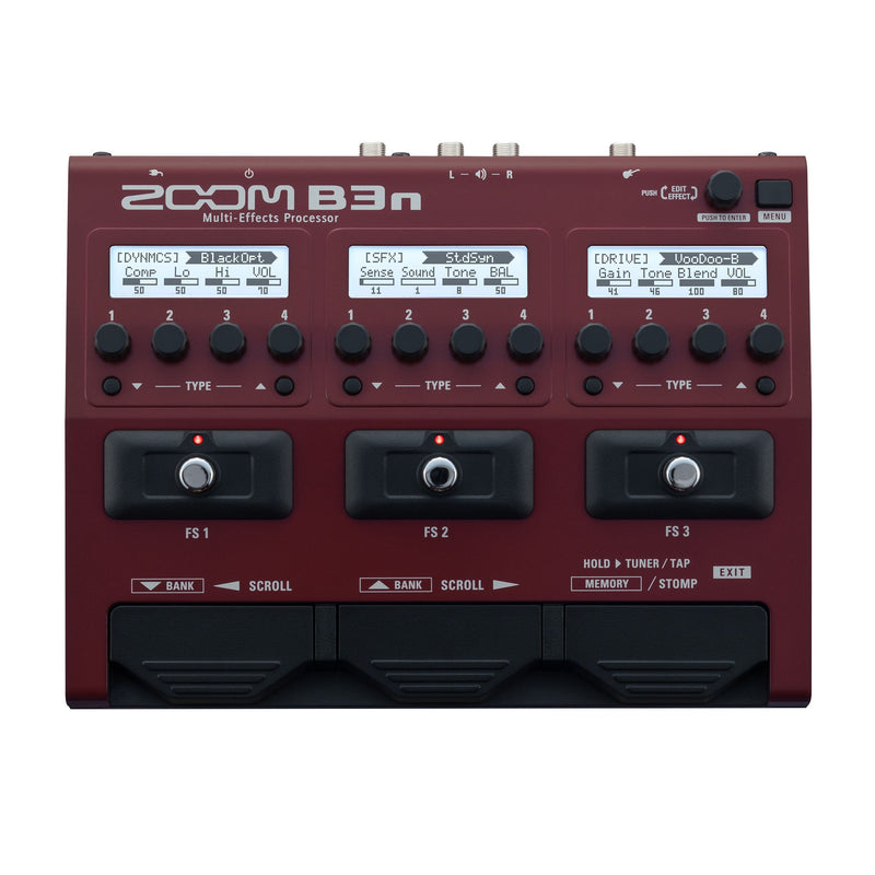 ZOOM B3N Bass Effects - EFFECTS PEDALS - ZOOM - TOMS The Only Music Shop