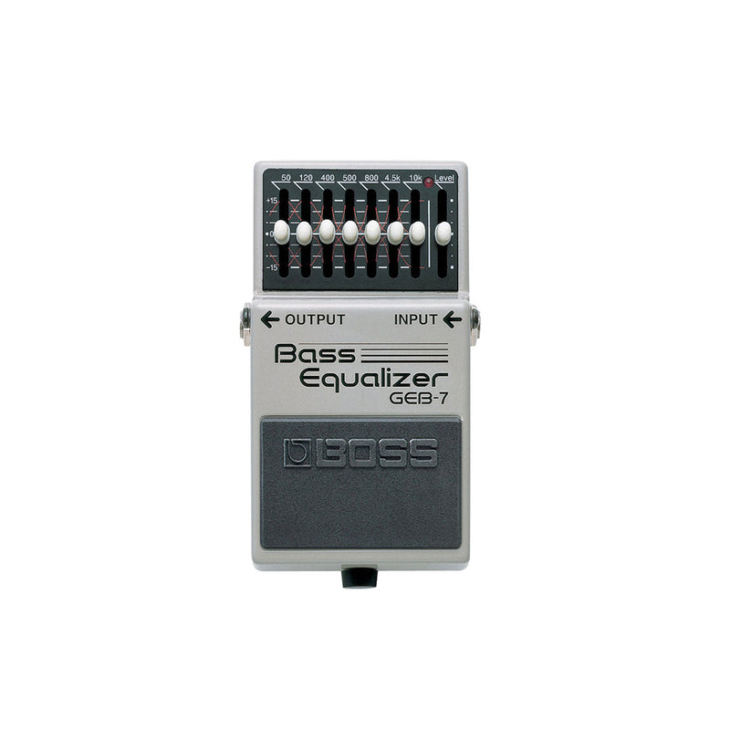 Boss GEB-7 7-band Bass EQ Pedal - EFFECTS PEDALS - BOSS - TOMS The Only Music Shop
