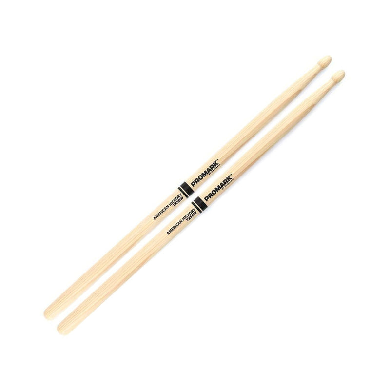 Promark TX5BW Hickory 5B Wood Tip Drum Stick - DRUM STICKS - PROMARK - TOMS The Only Music Shop