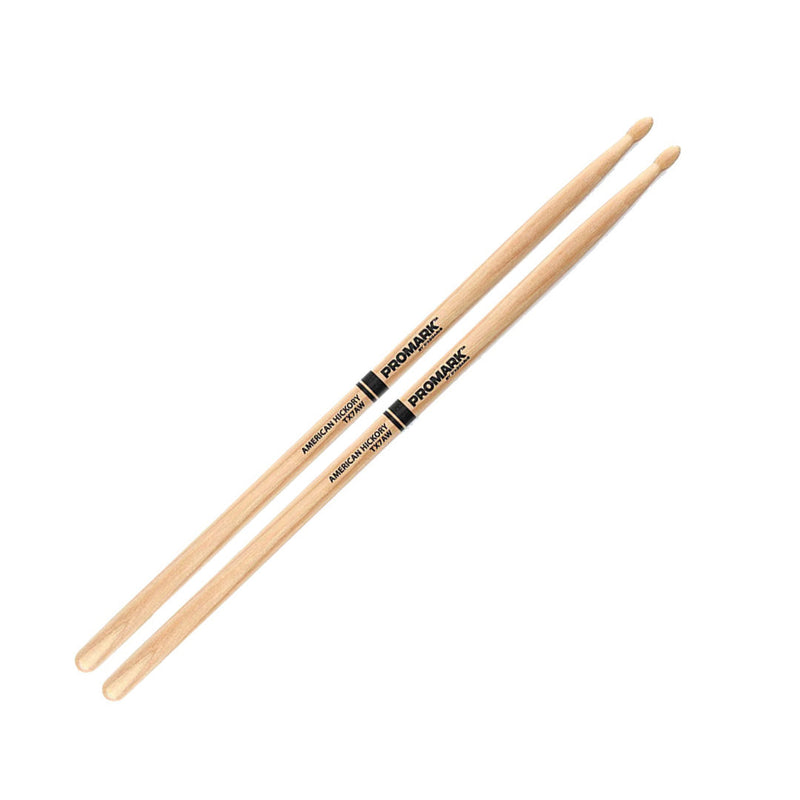 Promark TX7AW Hickory 7A Wood Tip Drum Stick - DRUM STICKS - PROMARK - TOMS The Only Music Shop